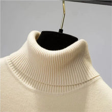 Load image into Gallery viewer, Turtleneck Winter Sweater Women Elegant Thicken Velvet