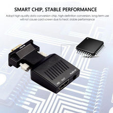 Load image into Gallery viewer, New VGA to HDMI-compatible Adapter For PC Laptop to HDTV Projector