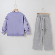 Load image into Gallery viewer, Children's Solid Color Fashionable Hoodie +Pants