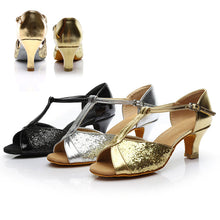 Load image into Gallery viewer, Women Latin dance shoes Tango dance shoes High heels
