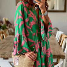 Load image into Gallery viewer, Long Sleeve Midi Dress Women Loose Dress