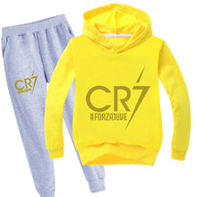 Load image into Gallery viewer, Children's Hoodie Set + Long Pants Sweatshirt