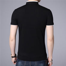 Load image into Gallery viewer, New Style Mandarin Collar Short Sleeve Tee Shirt Men - sunnydayhomedecorboutique
