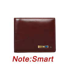 Load image into Gallery viewer, Smart Anti-lost Wallet -compatible Leather Short Credit Card Holders Male
