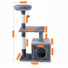 Load image into Gallery viewer, Cat Tree Toy Condo Cat Climbing Tower Multi-layer
