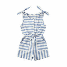 Load image into Gallery viewer, Baby Girl Stripe Clothes Sleeveless Jumpsuit Outfit Sunsuit Clothes - sunnydayhomedecorboutique