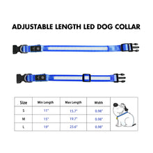 Load image into Gallery viewer, MASBRILL Light Dog Collar USB Charging Rechargeable Waterproof - sunnydayhomedecorboutique