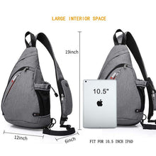 Load image into Gallery viewer, Men and Women Shoulder Bags USB Charge Crossbody Bag - sunnydayhomedecorboutique