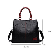 Load image into Gallery viewer, PU Leather Casual Crossbody Bags for Women Tote Handbag Large Capacity