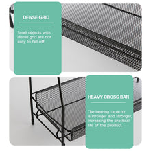 Load image into Gallery viewer, Hollow Shelf Metal Cosmetics Desktop Storage Bathroom Accessories Organizer