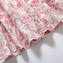 Load image into Gallery viewer, Pettigirl Autumn Christmas Children Infant Pink Floral Hand Smoccked Dresses Kids For Toddler Girls Back to School 2345681012Y - sunnydayhomedecorboutique