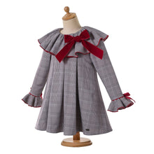 Load image into Gallery viewer, Pettigirl 2022 Winter Kids Christmas Luxury Designer Brithday Party Princess Short Dress Clothing for Toddler Girl Clothes 2-14Y - sunnydayhomedecorboutique