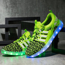 Load image into Gallery viewer, New USB Rechargeable Luminous Kids Sneakers Boys & Girls