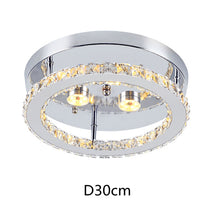 Load image into Gallery viewer, Modern LED Crystal Chandelier Lighting Mirror Rings  Ceiling Lamp - sunnydayhomedecorboutique