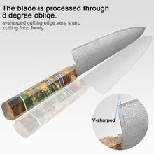 Load image into Gallery viewer, Kitchen Chef Knife High Quality VG10 Japanese Damascus Steel