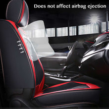 Load image into Gallery viewer, Car Seat Covers Pu Leather Seats Cover Full Set Seat Cushion Cover Front Rear Seat Cover Universal SUV Trucks - sunnydayhomedecorboutique