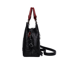 Load image into Gallery viewer, PU Leather Casual Crossbody Bags for Women Tote Handbag Large Capacity