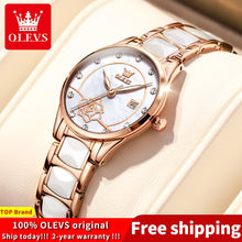 Load image into Gallery viewer, OLEVS Luxury Quartz Watch Women Waterproof Watch - sunnydayhomedecorboutique