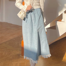 Load image into Gallery viewer, Kawaii Lolita Female Blouse Lace Japanese Sweet Long Sleeve Tops