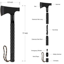 Load image into Gallery viewer, Foldable Tactical Axe Multi Tool Kit