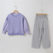 Load image into Gallery viewer, Children's Solid Color Fashionable Hoodie +Pants