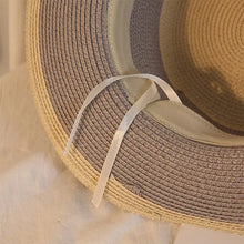 Load image into Gallery viewer, Women hat, sun hat, ladies straw hat, fedora top hat men and women