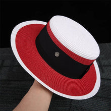 Load image into Gallery viewer, Women hat, sun hat, ladies straw hat, fedora top hat men and women