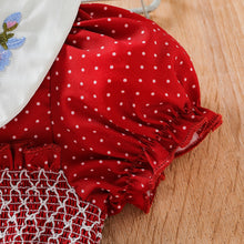 Load image into Gallery viewer, KISKISSING Smocked Baby Girl Dress Casual Printed Dot Solid