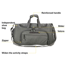 Load image into Gallery viewer, 50L Travel Sports Bags Foldable Gym Bag Carry-on Luggage Duffle Bag