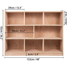 Load image into Gallery viewer, VEVOR Classroom Storage Cabinet School Storage Shelves 8-Section