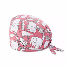 Load image into Gallery viewer, Adjustable Cotton Cap Nurse Dentist Cap Kitchen Pet Shop