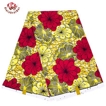 Load image into Gallery viewer, African Wax Prints Fabric Polyester Ankara Bazin High Quality 6 Yards 3 Yards African Fabric