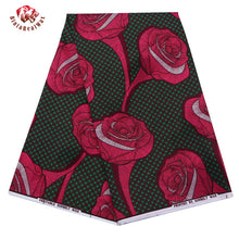 Load image into Gallery viewer, African Wax Prints Fabric Polyester Ankara Bazin High Quality 6 Yards 3 Yards African Fabric