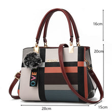 Load image into Gallery viewer, PU Leather Casual Crossbody Bags for Women Tote Handbag Large Capacity