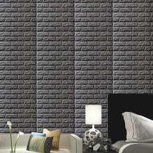 Load image into Gallery viewer, 10pcs 3D Wall Sticker Imitation Brick Bedroom Decoration - sunnydayhomedecorboutique