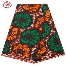 Load image into Gallery viewer, African Wax Prints Fabric Polyester Ankara Bazin High Quality 6 Yards 3 Yards African Fabric