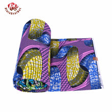 Load image into Gallery viewer, African Wax Prints Fabric Polyester Ankara Bazin High Quality 6 Yards 3 Yards African Fabric