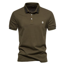 Load image into Gallery viewer, AIOPEON Brand 100% Cotton Men Polo Shirts Casual Solid Color