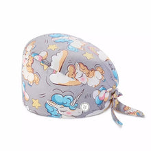 Load image into Gallery viewer, Adjustable Cotton Cap Nurse Dentist Cap Kitchen Pet Shop