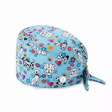 Load image into Gallery viewer, Adjustable Cotton Cap Nurse Dentist Cap Kitchen Pet Shop