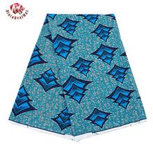 Load image into Gallery viewer, African Wax Prints Fabric Polyester Ankara Bazin High Quality 6 Yards 3 Yards African Fabric