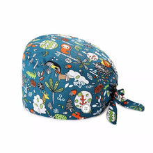 Load image into Gallery viewer, Adjustable Cotton Cap Nurse Dentist Cap Kitchen Pet Shop