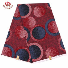 Load image into Gallery viewer, African Wax Prints Fabric Polyester Ankara Bazin High Quality 6 Yards 3 Yards African Fabric