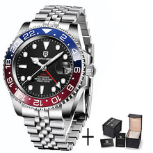 Load image into Gallery viewer, Left Crown Men Mechanical Wristwatches 100M Waterproof