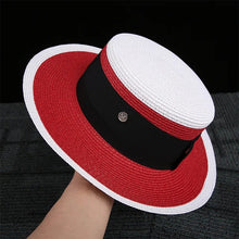 Load image into Gallery viewer, Women hat, sun hat, ladies straw hat, fedora top hat men and women