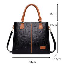 Load image into Gallery viewer, PU Leather Casual Crossbody Bags for Women Tote Handbag Large Capacity