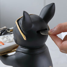 Load image into Gallery viewer, French Bulldog Sculpture Dog Statue Jewelry Storage Table Decoration