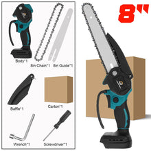 Load image into Gallery viewer, 88VF Brushless 8 Inch Electric Chain Saw Rechargeable Handheld