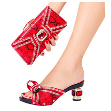 Load image into Gallery viewer, Women's Party Shoes Bag Set