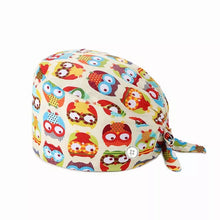 Load image into Gallery viewer, Adjustable Cotton Cap Nurse Dentist Cap Kitchen Pet Shop